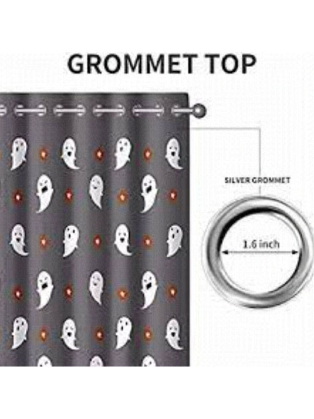 Wolancy Hu Tao Velvet Curtain 63 in Long X 104 in Wide Grommet Blackout Curtain